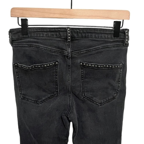 Free People Black Rip Studded Skinny Jeans - Picture 5 of 10